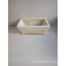High Quality Handmade Basket with Lining in Stock